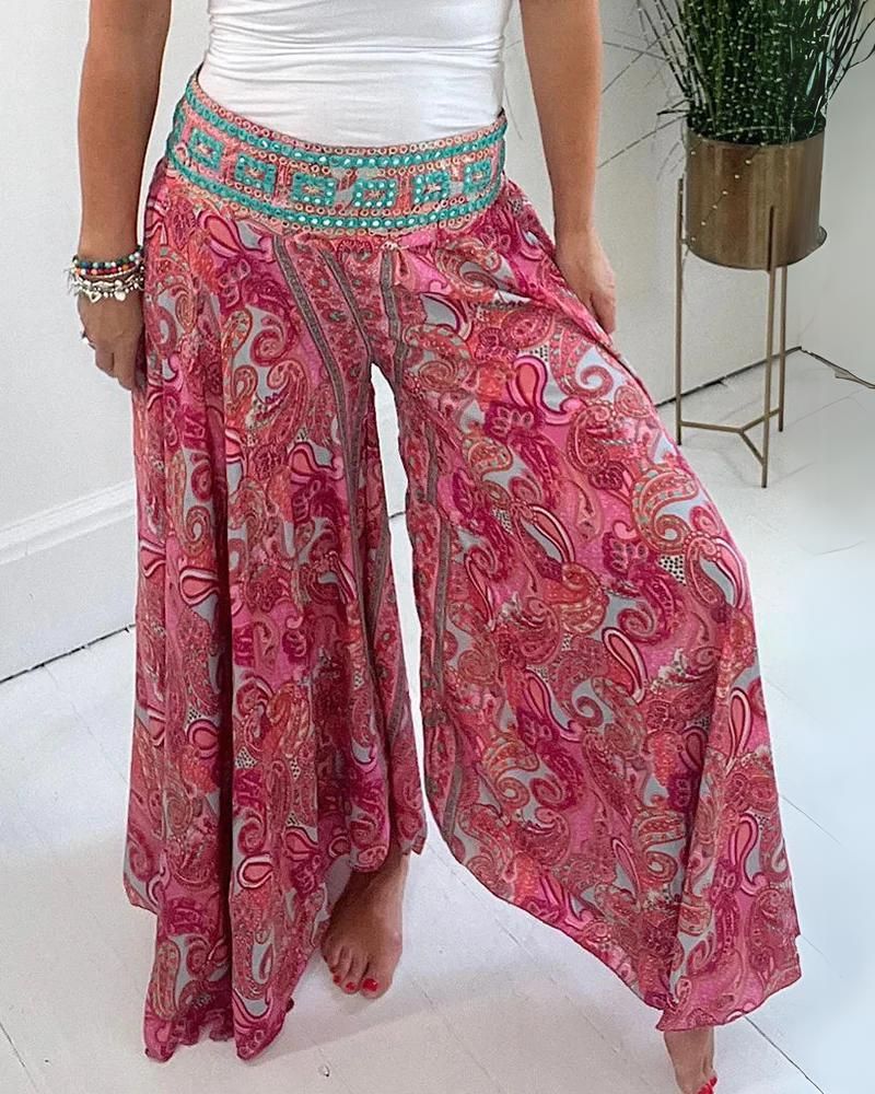AIRES - PANTALON BOHO FLUIDE