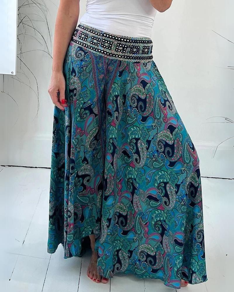AIRES - PANTALON BOHO FLUIDE