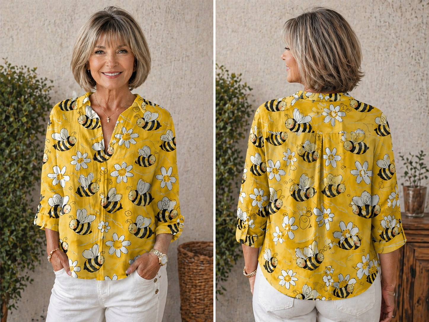 Franka | Blouse Fleur d'Abeille