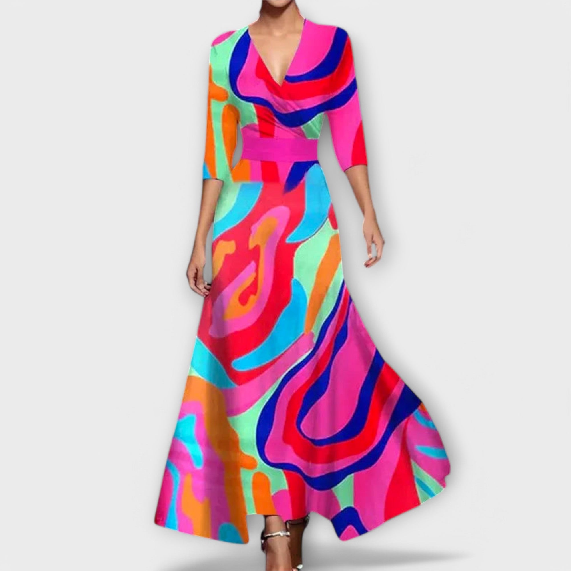 ATELIER ÉLÉGANCE | ROBE À MOTIF POUR FEMME
