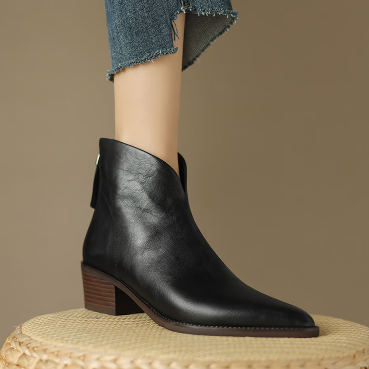 Ulvina – Bottines luxueuses à talons bas