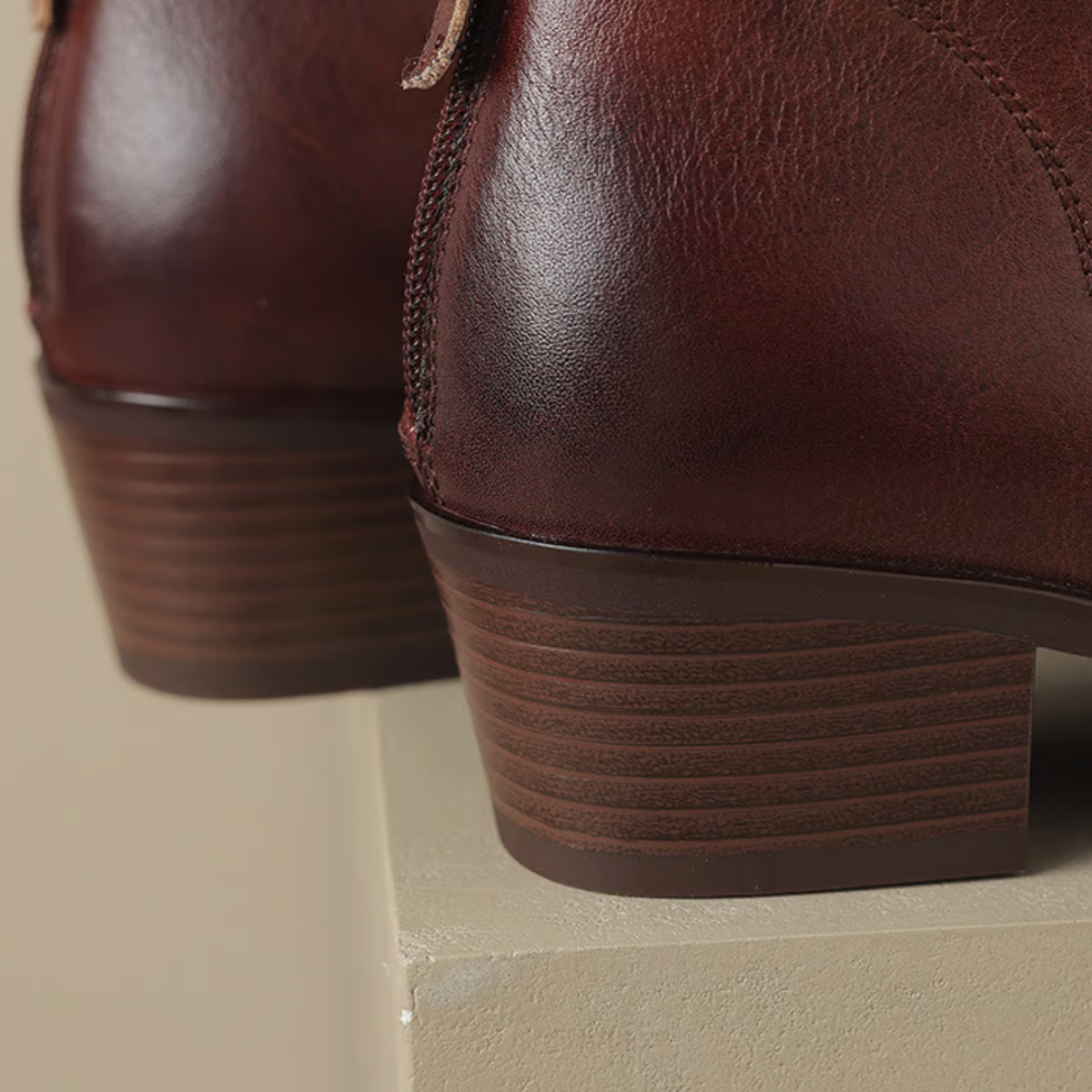 Ulvina – Bottines luxueuses à talons bas