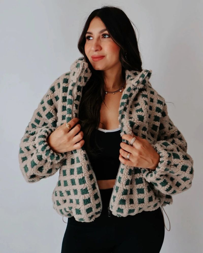 AISARE - FUZZY SHERPA JACKET