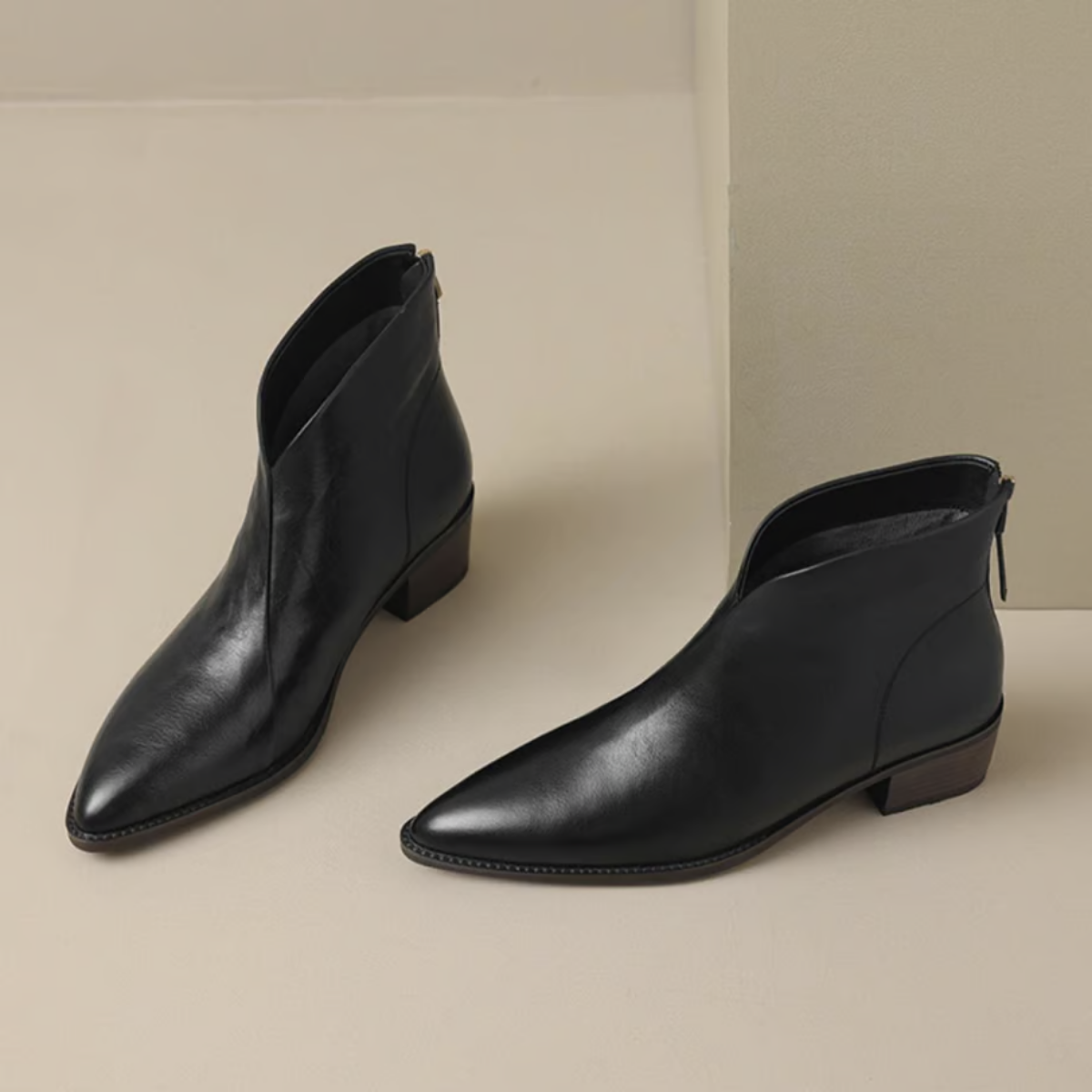 Ulvina – Bottines luxueuses à talons bas