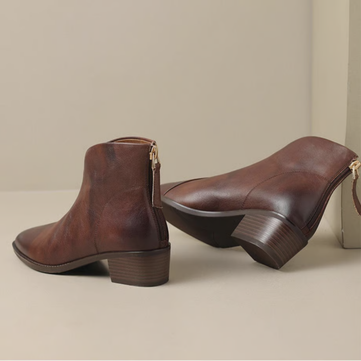 Ulvina – Bottines luxueuses à talons bas