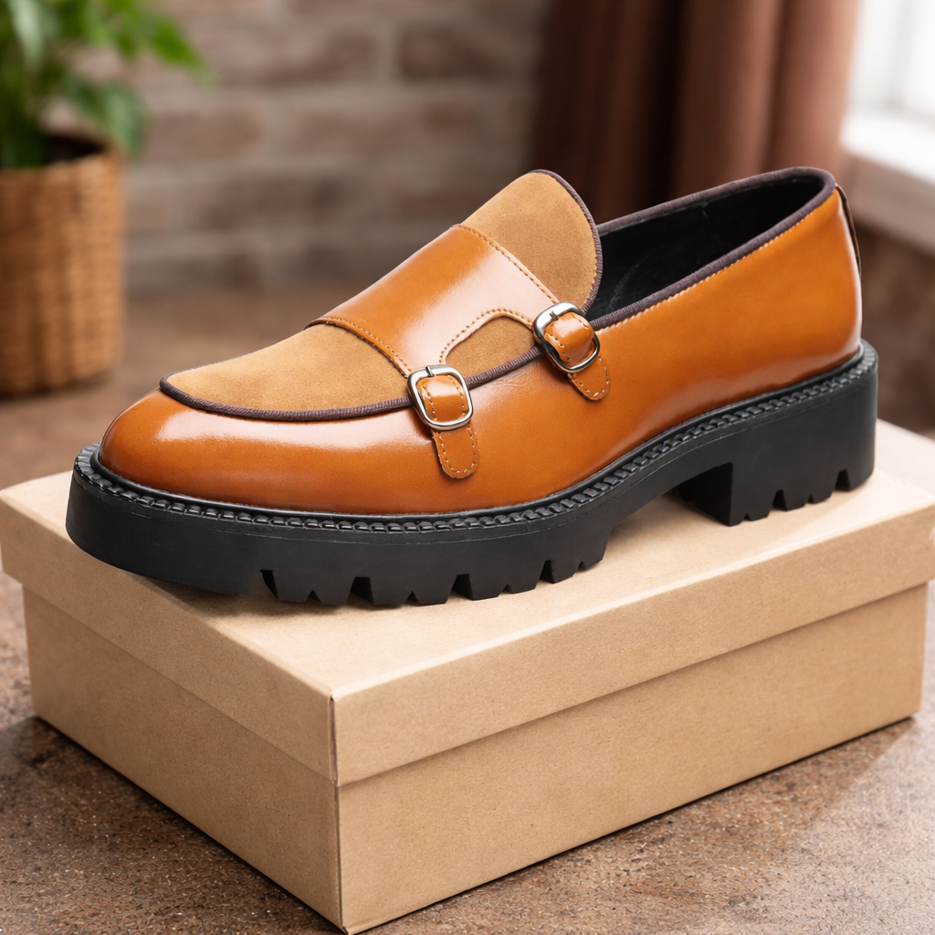 Aharon - Mocassin en cuir véritable respirant