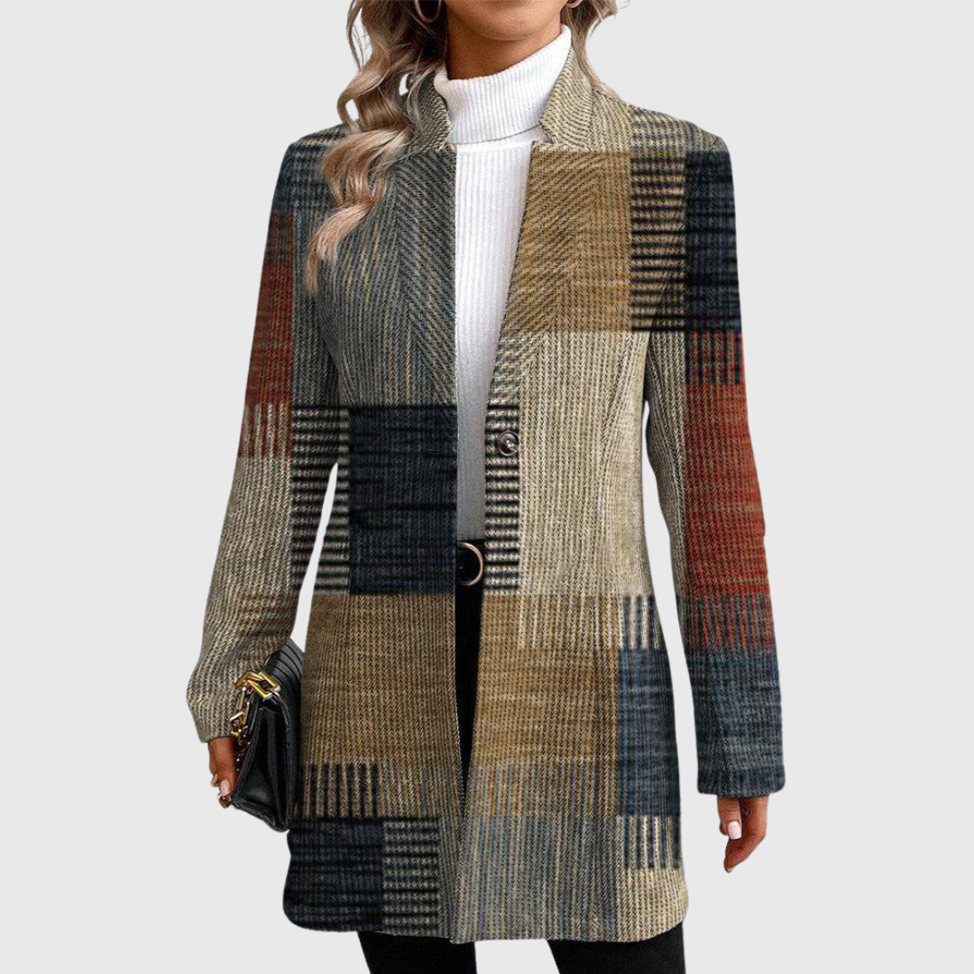 Jill - Blazer élégant à motif