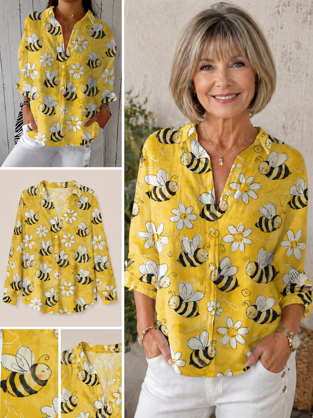 Franka | Blouse Fleur d'Abeille